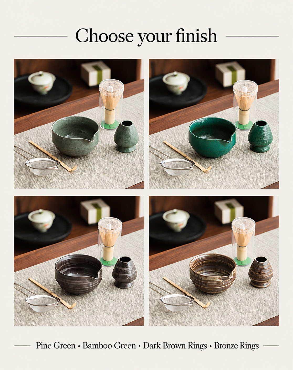 Choose your finish