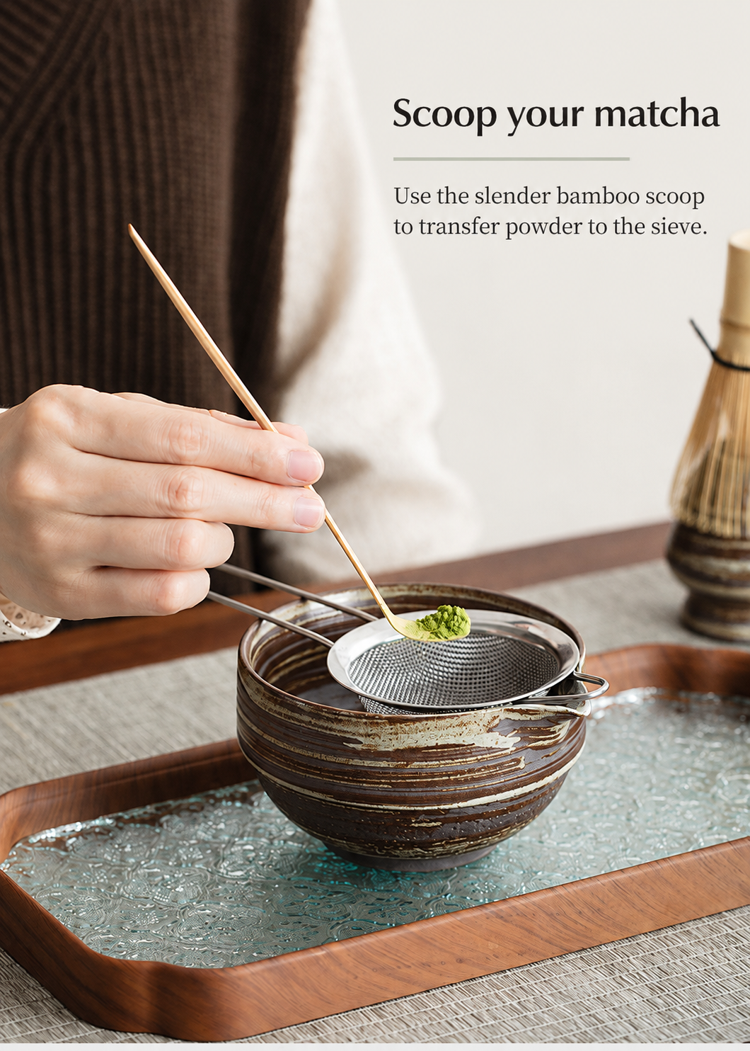 Scoop your matcha