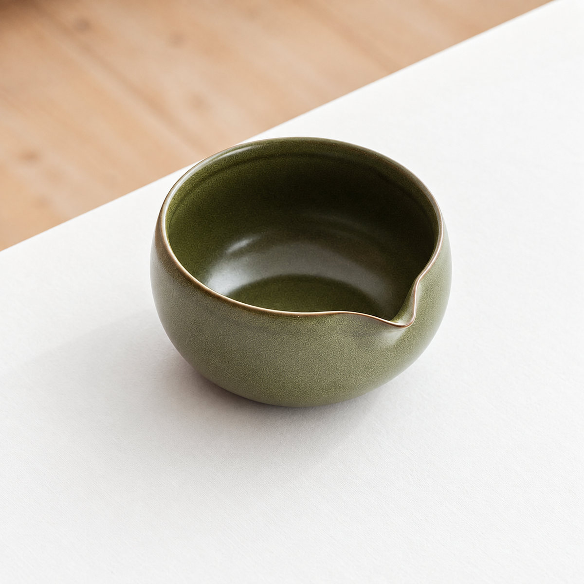 Deep Green — Rounded Bowl / 550 ml