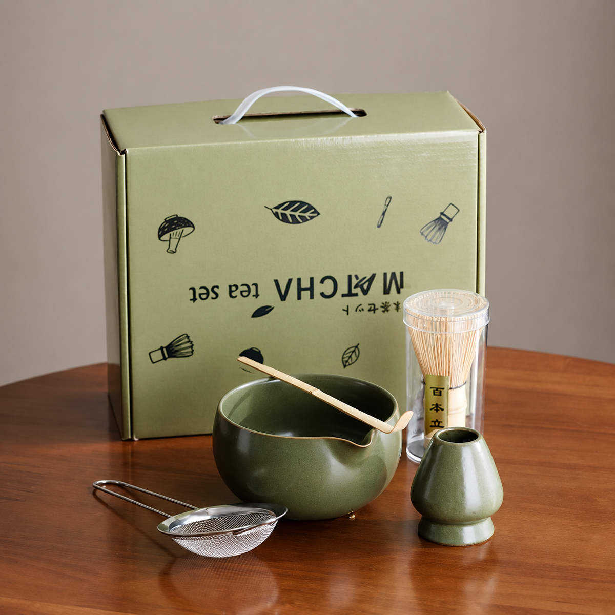Deep Green — Five-Piece Set / Supplier Box Option