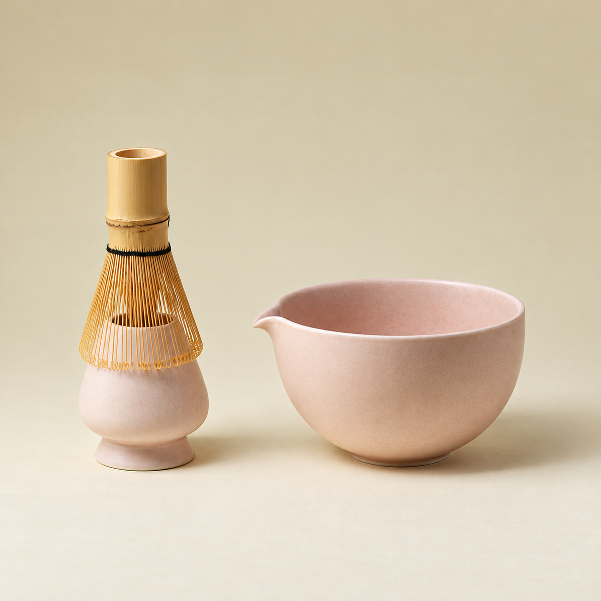 Blush Pink — Bowl, Whisk & Stand