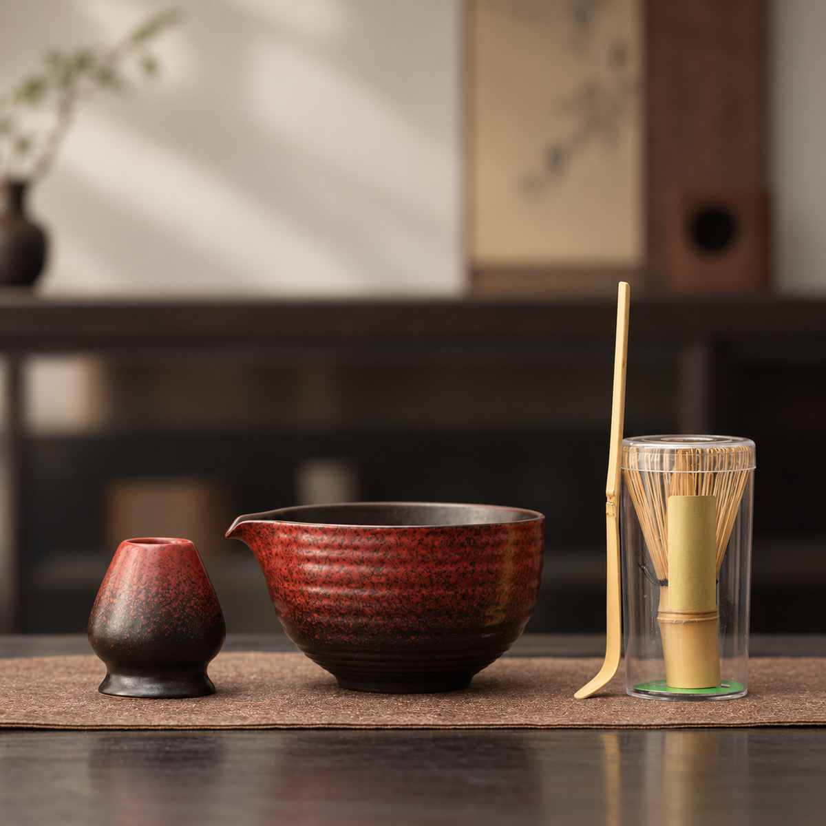 4-piece set / Kiln Red