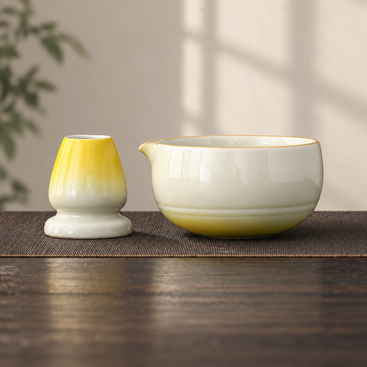 Yellow — Bowl & Holder