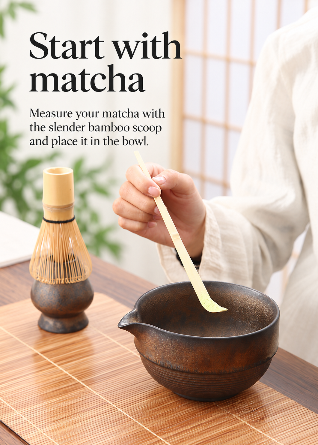 Start with matcha