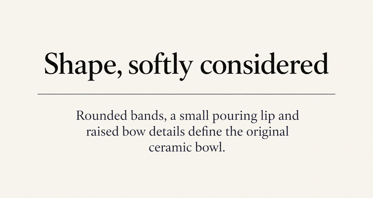 Shape, softly considered