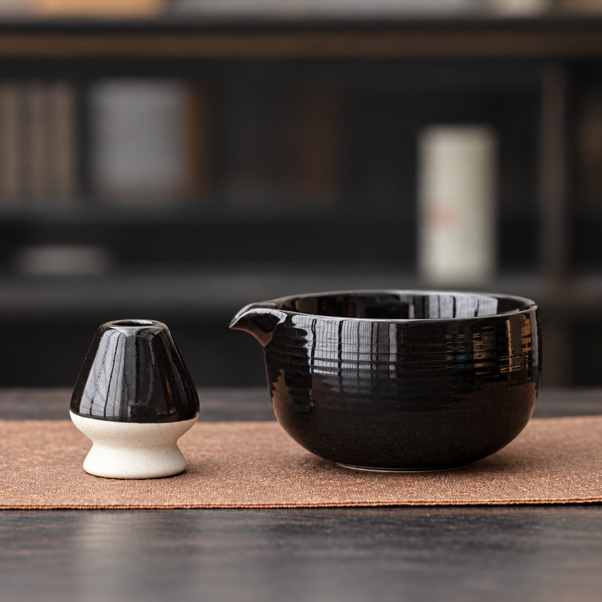 Gloss Black — Bowl & Whisk Holder