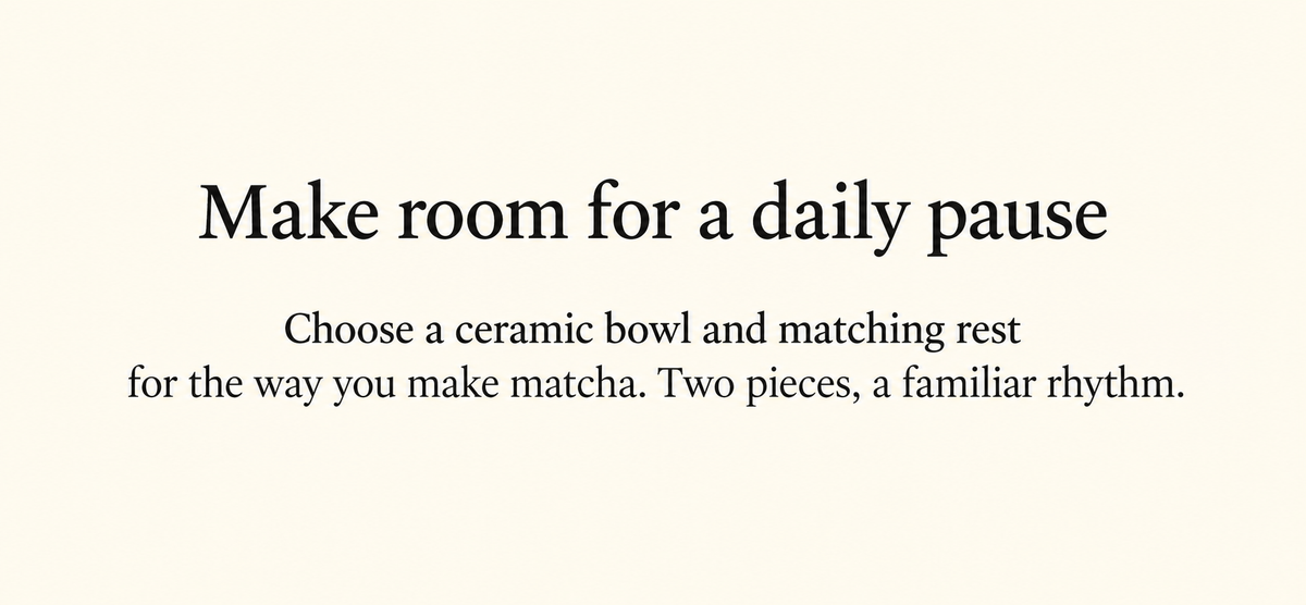 Make room for a daily pause