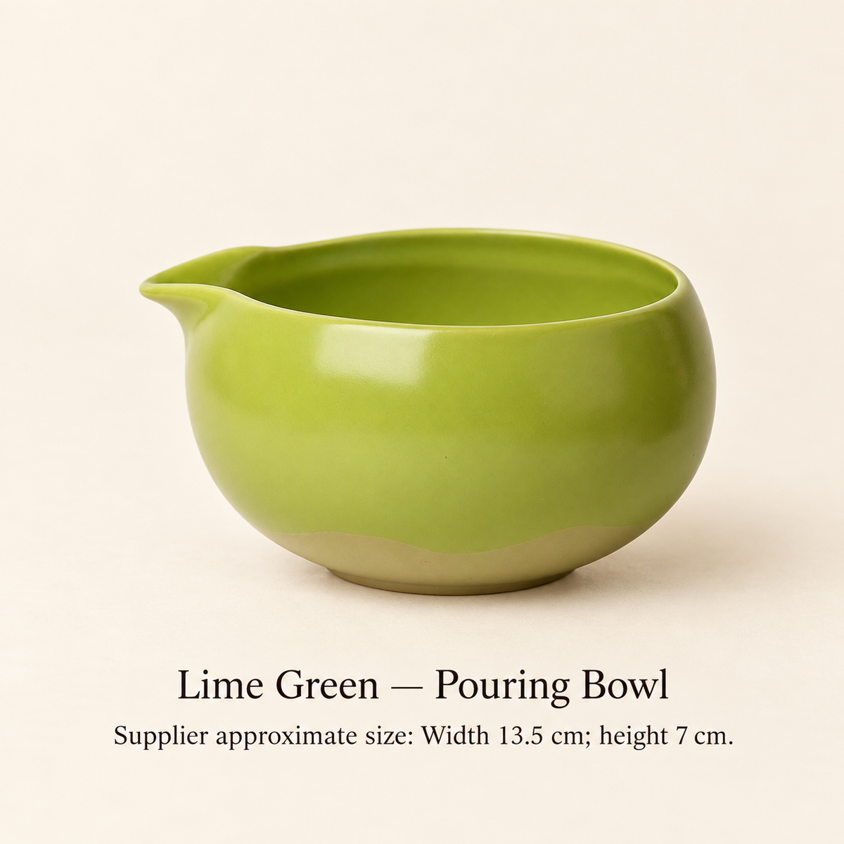Lime Green — Pouring Bowl