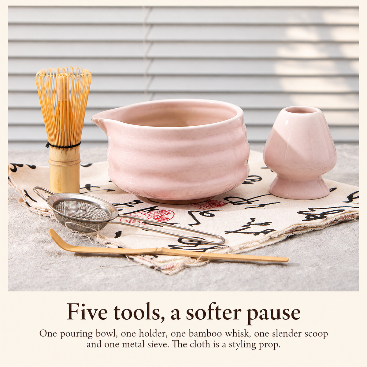 Five tools, a softer pause