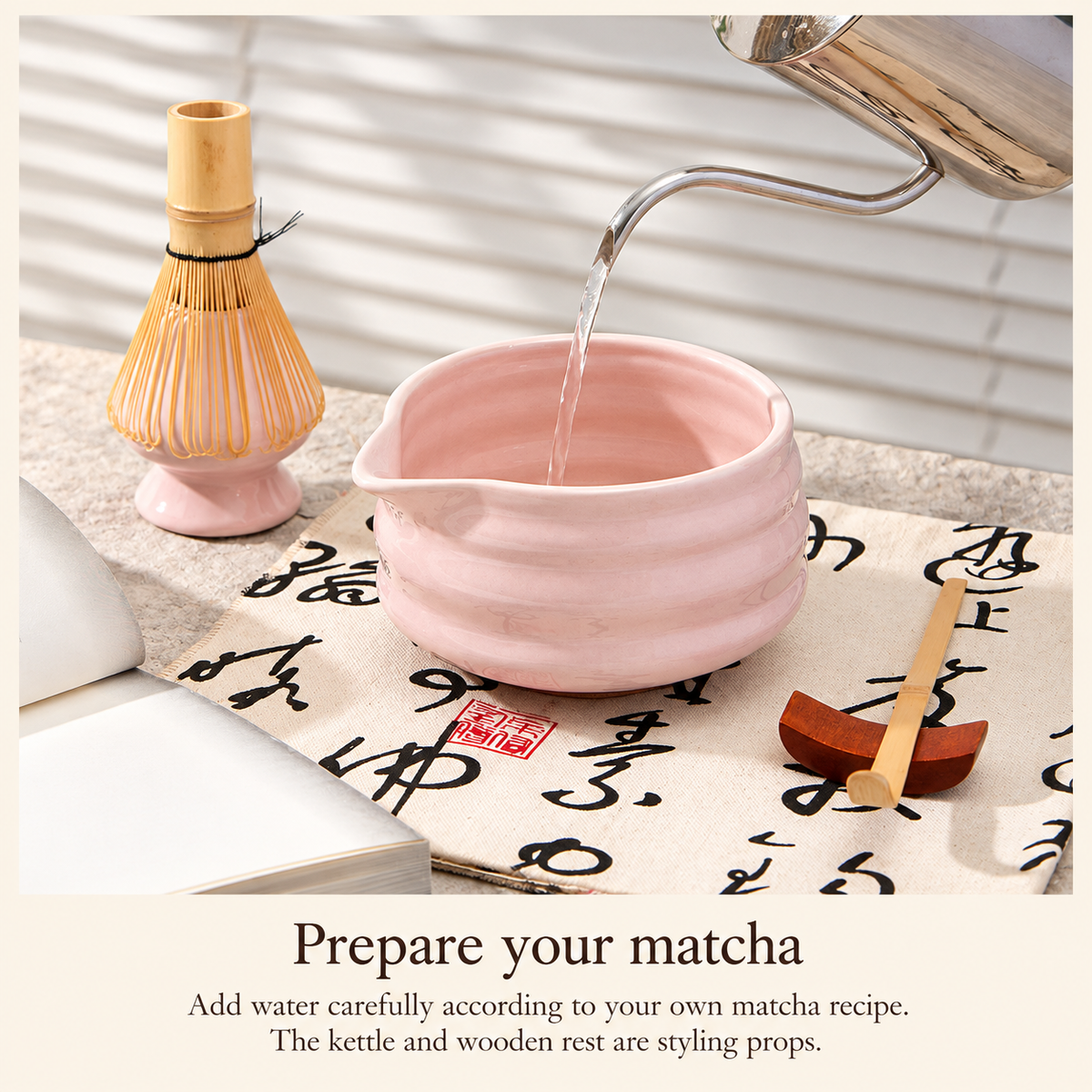 Prepare your matcha