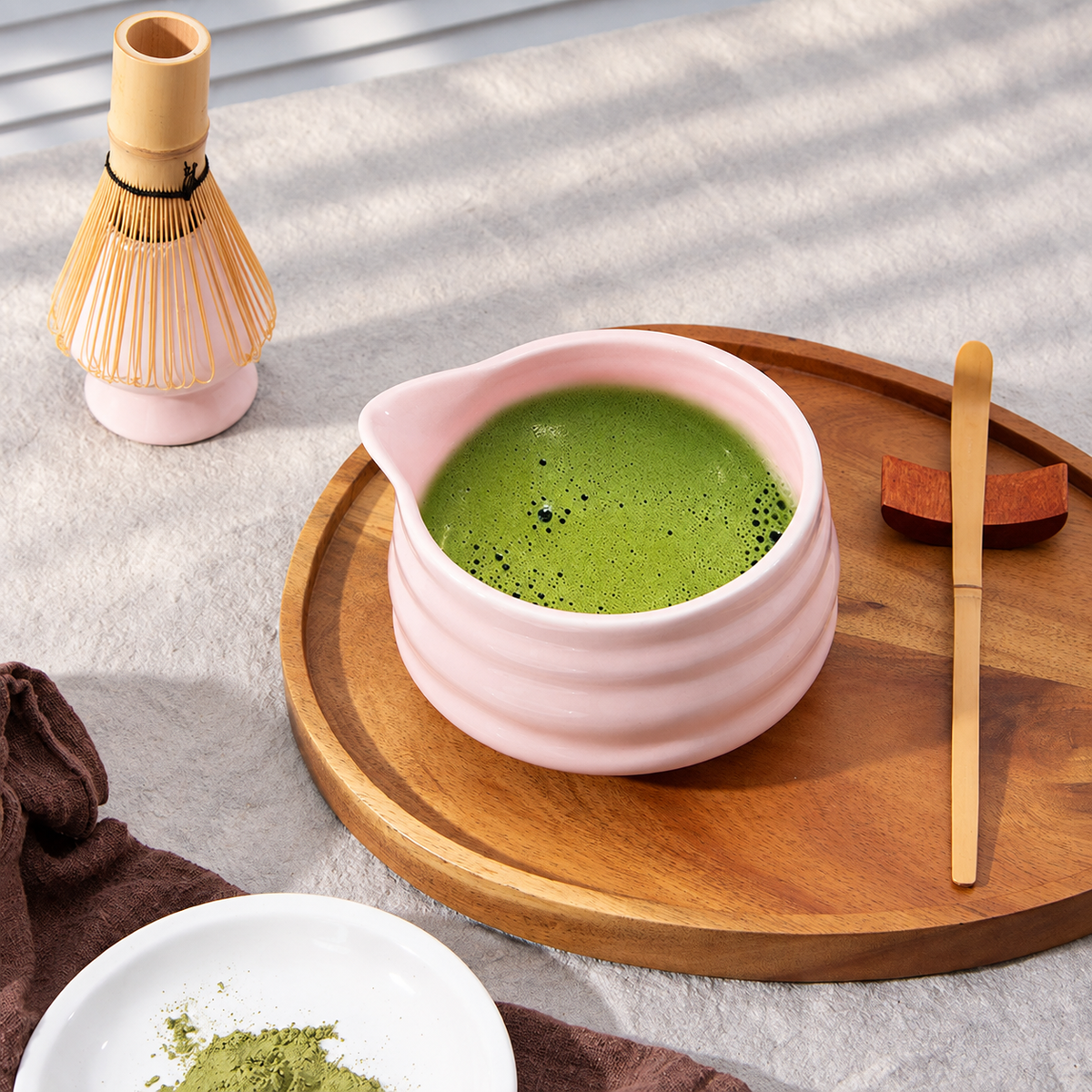 Five-Piece Matcha Ritual Set — Soft Pink — image 5
