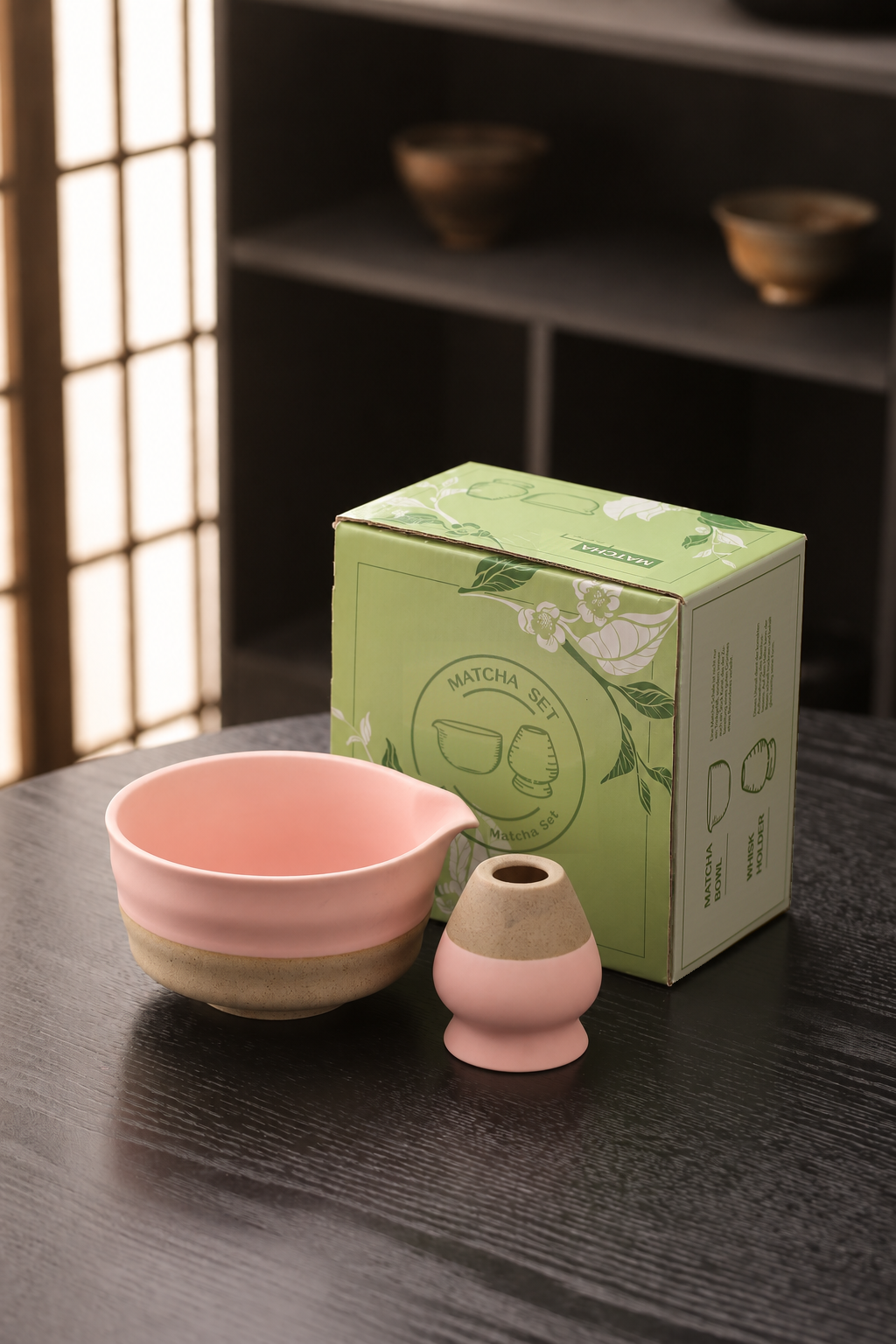 2-Piece Option 10 — Pink and Exposed Earth — Rounded Bands