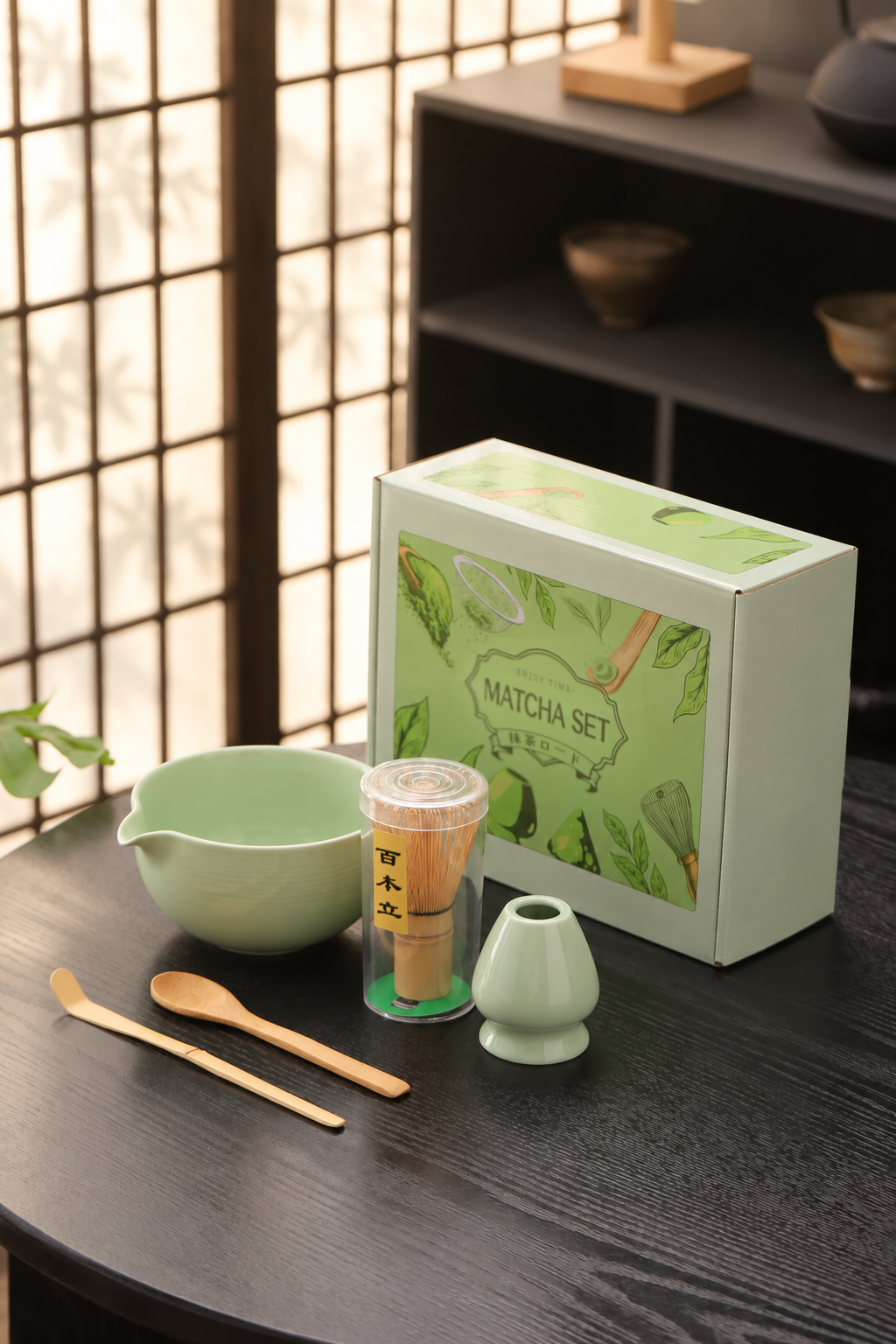 5-Piece Option 02 — Celadon — Fine Bands
