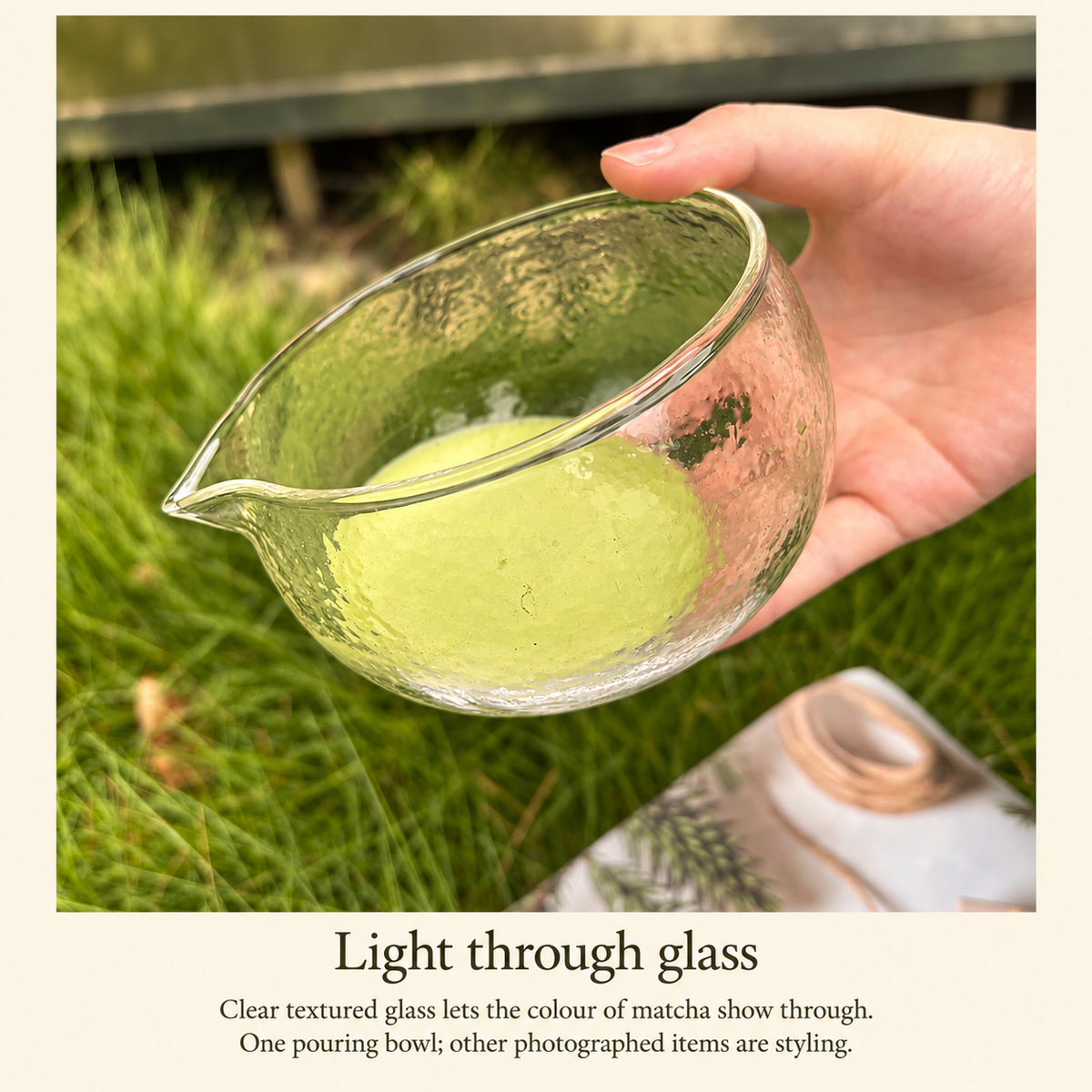 Light through glass