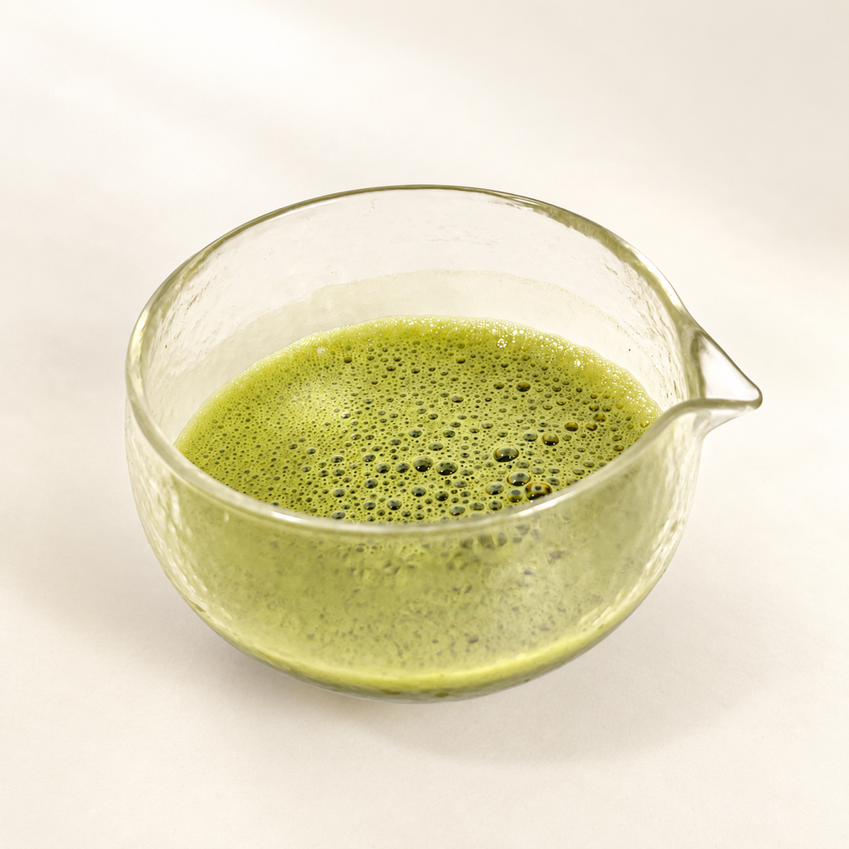 Textured Glass Matcha Pouring Bowl — image 2