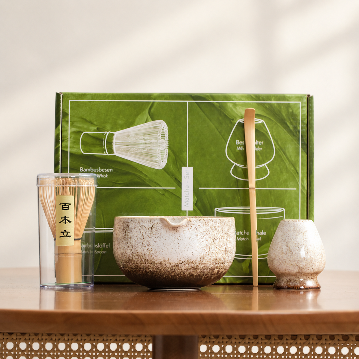 Speckled Ivory — Four-Piece Set