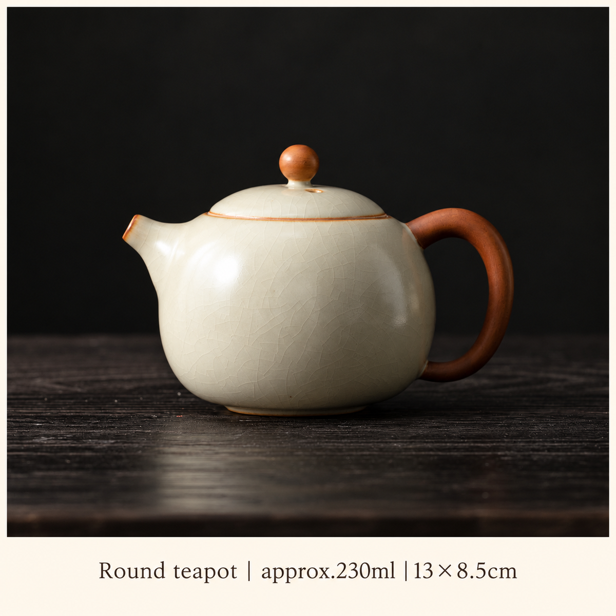 Ivory Crackle-Glaze Tea Brewers & Ritual Pieces — image 12