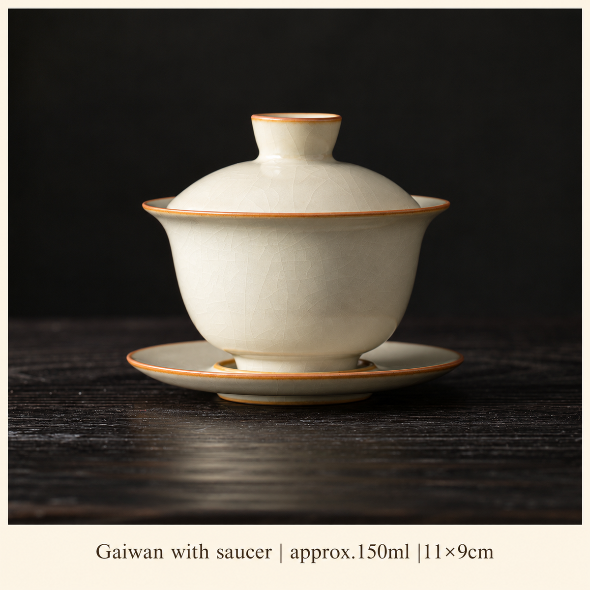 Ivory Crackle-Glaze Tea Brewers & Ritual Pieces — image 13