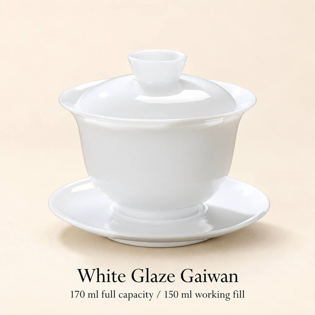 White Glaze Gaiwan
