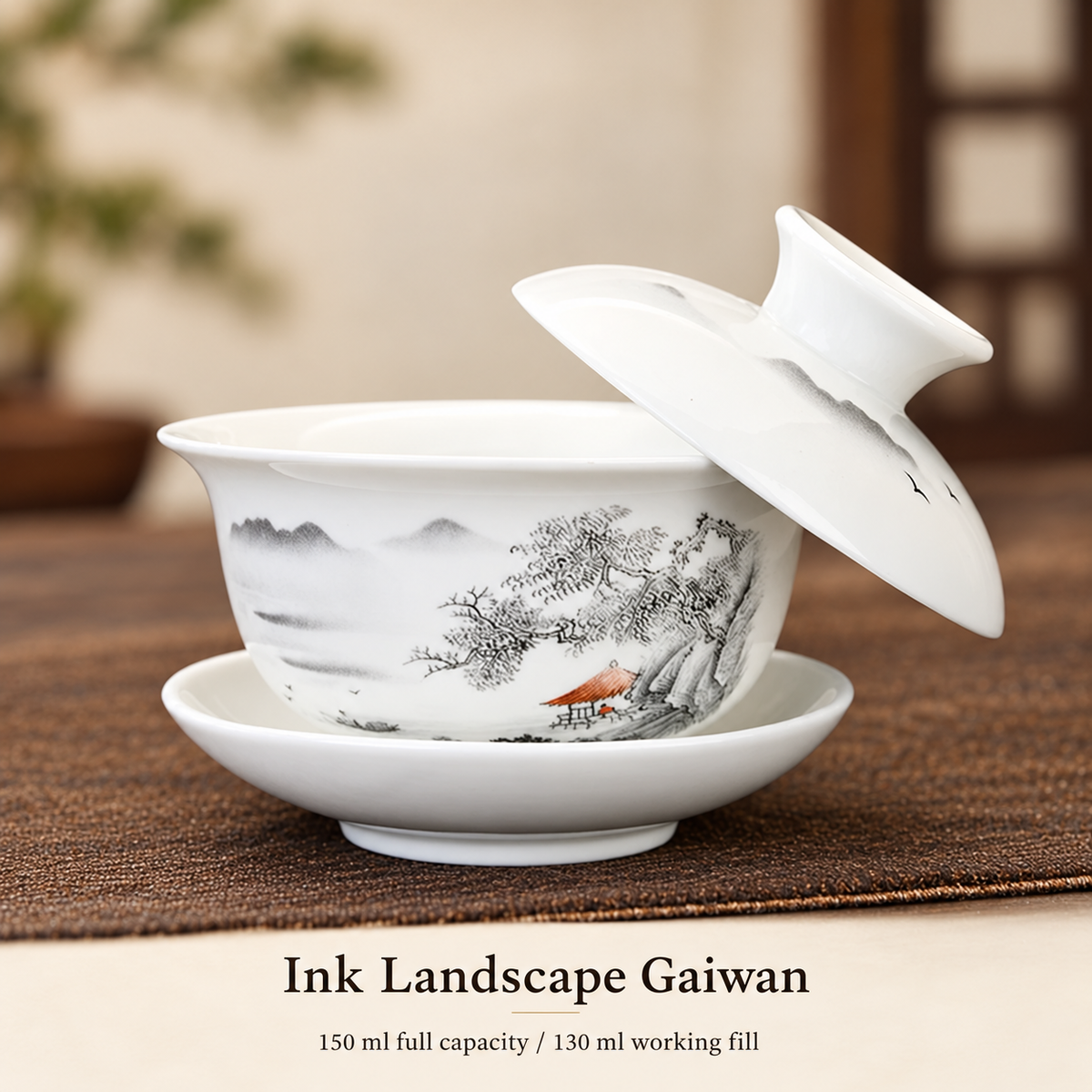 Ink Landscape Gaiwan