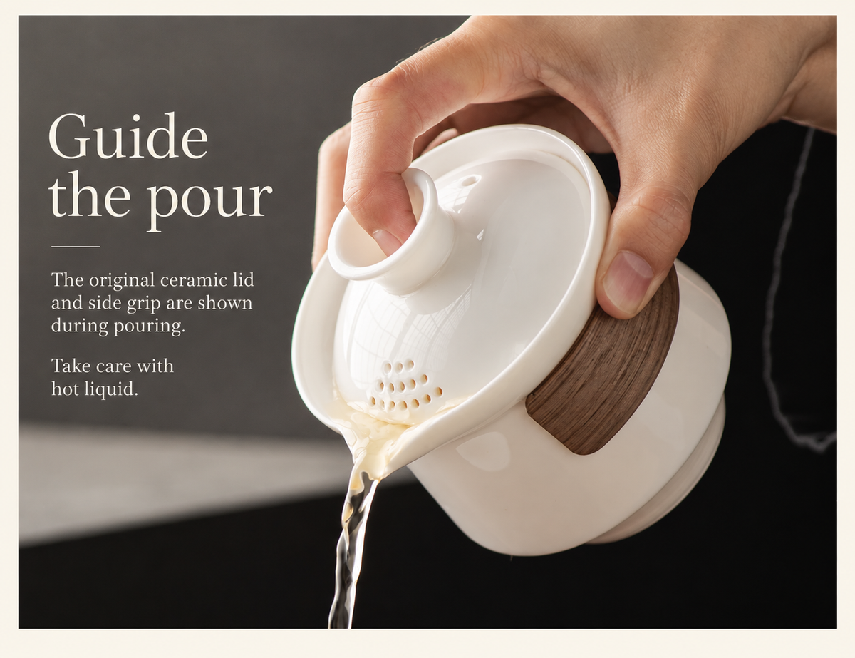 Guide the pour