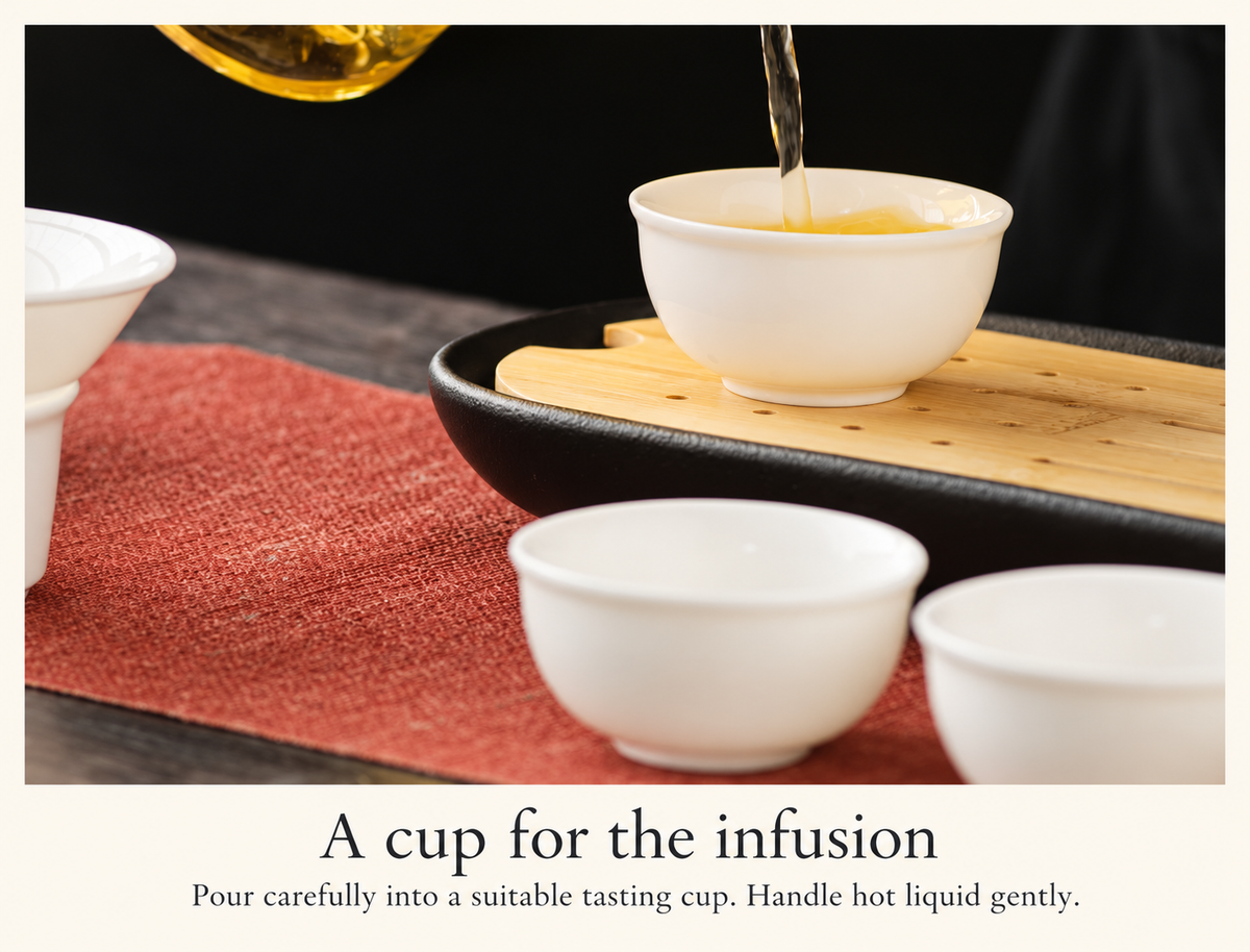 A cup for the infusion