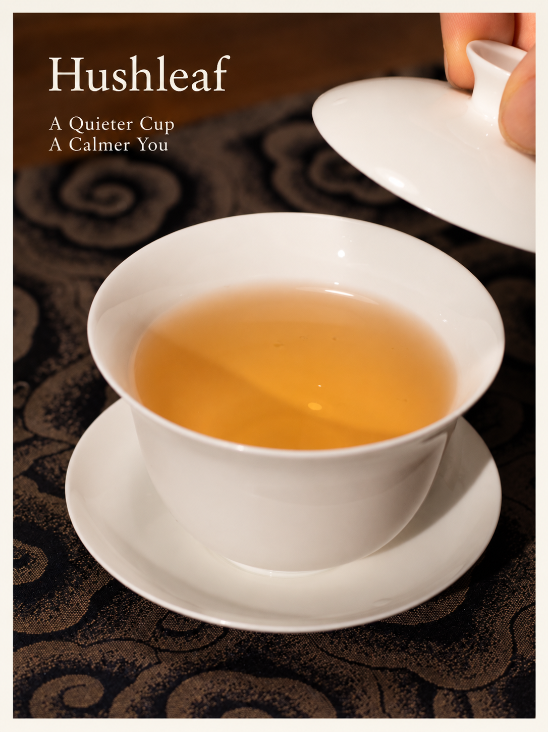 Small White Ceramic Gaiwans, Cups & Pitchers — image 4