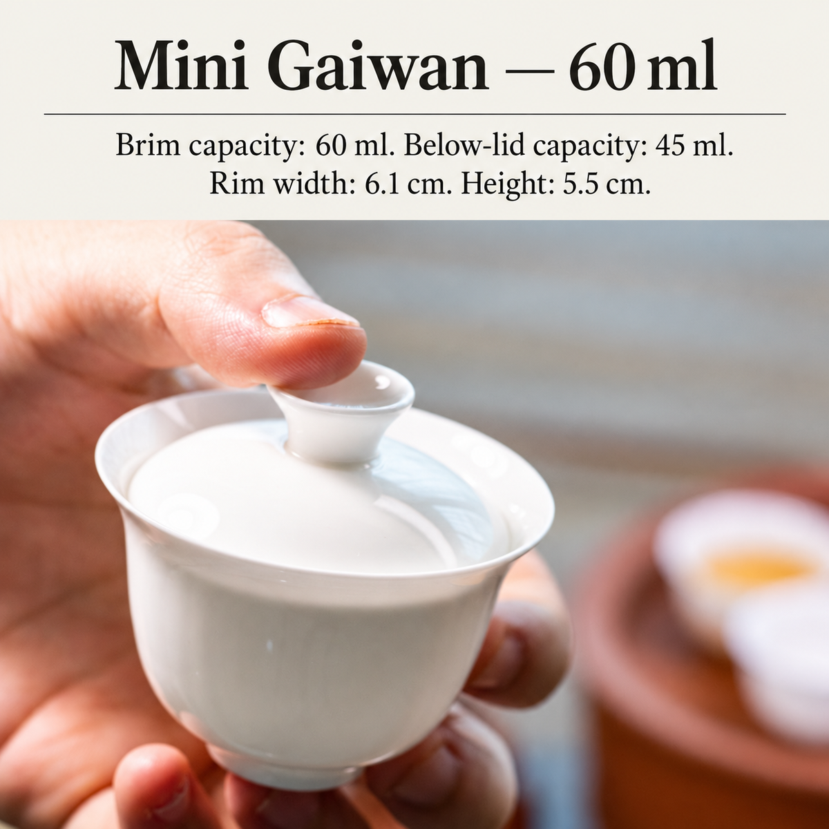 Mini Gaiwan — 60 ml