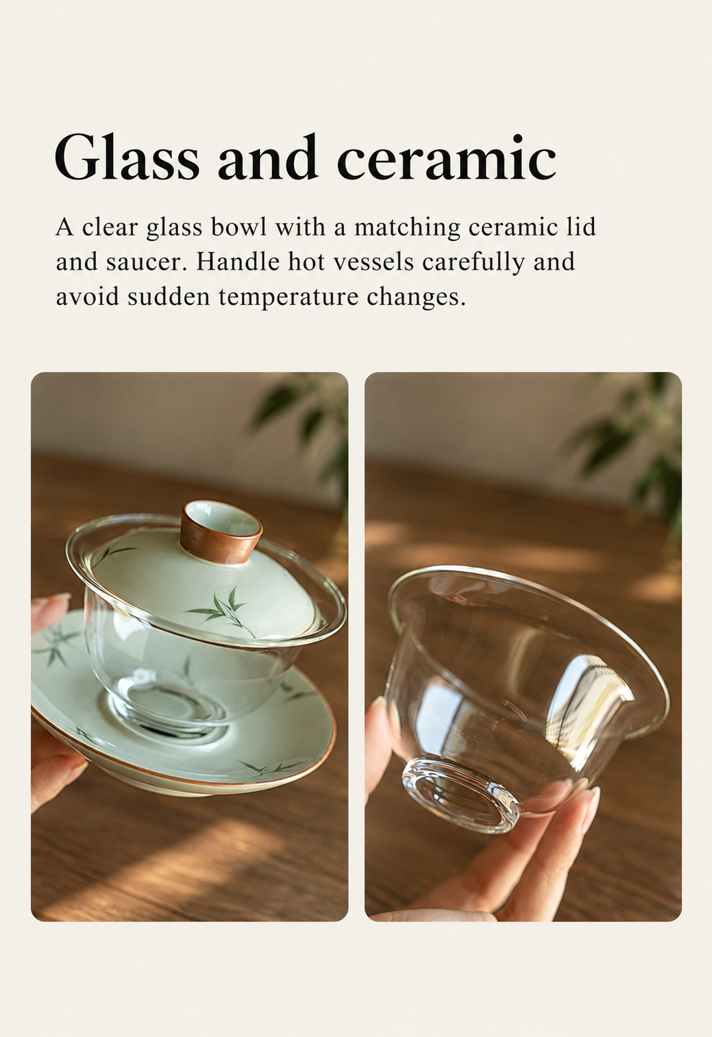 Glass and ceramic