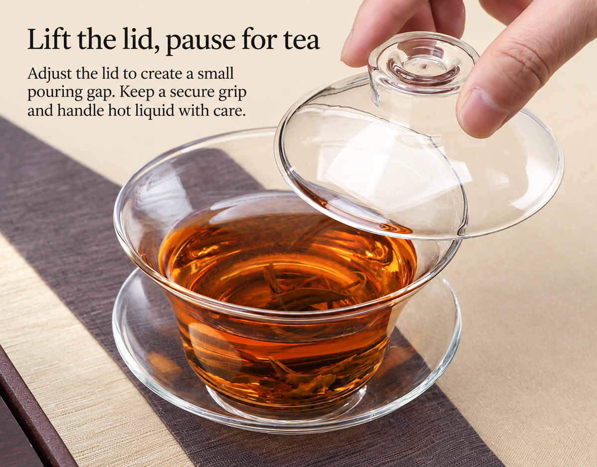 Lift the lid, pause for tea
