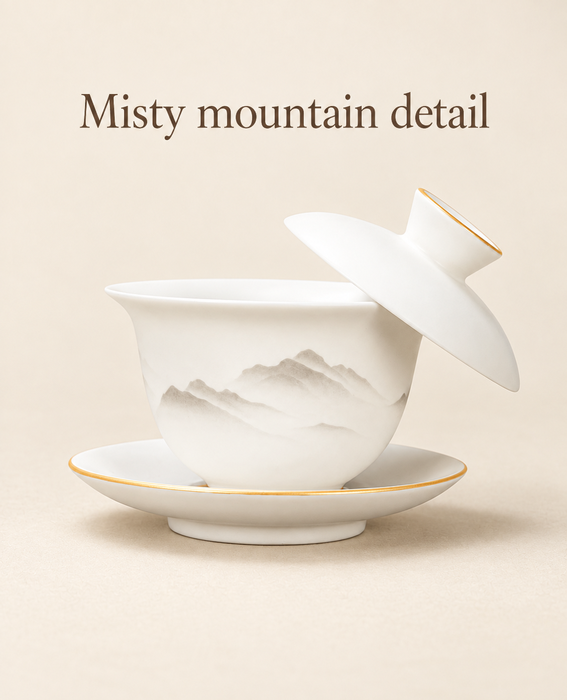 Misty mountain detail