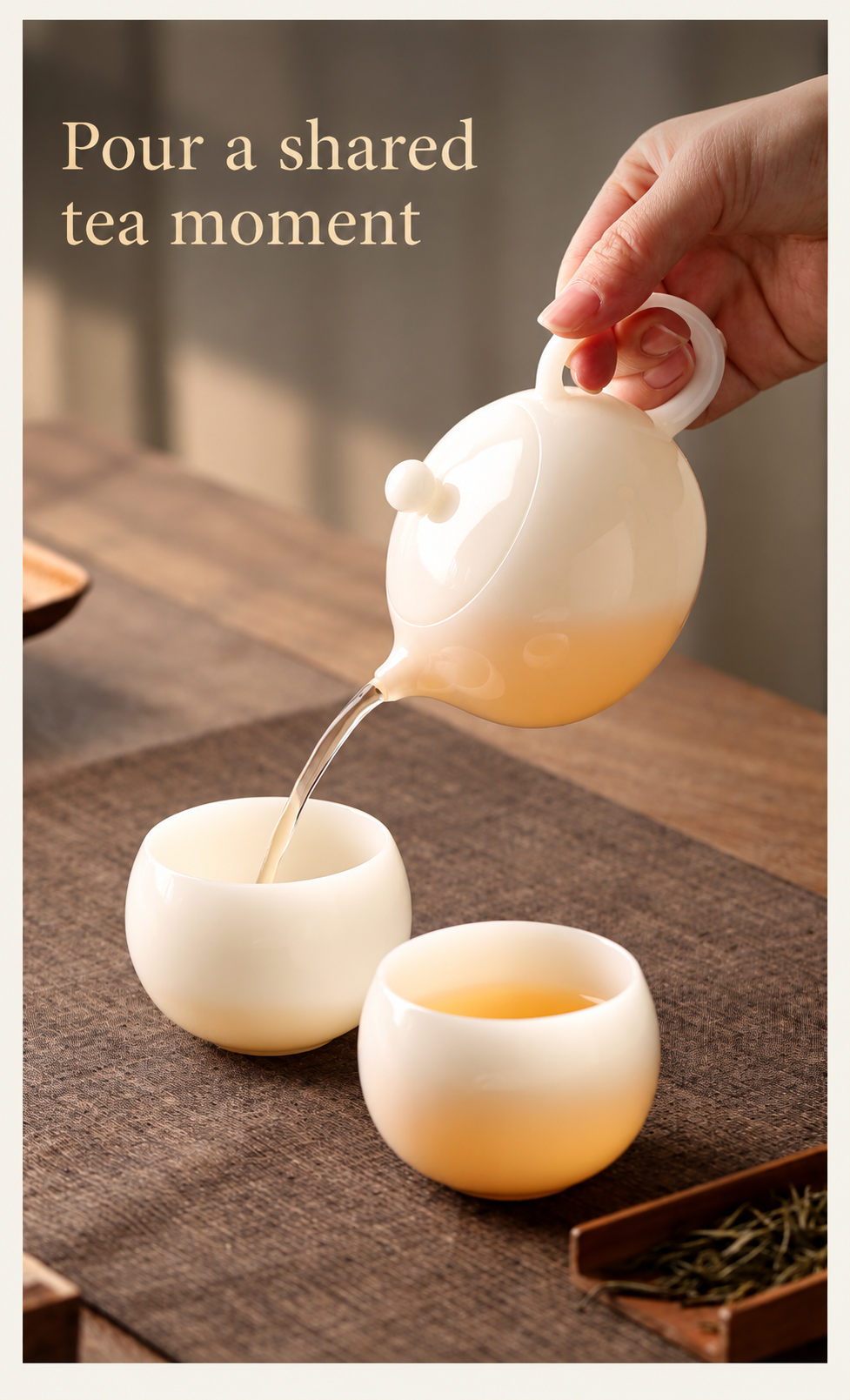 Pour a shared tea moment