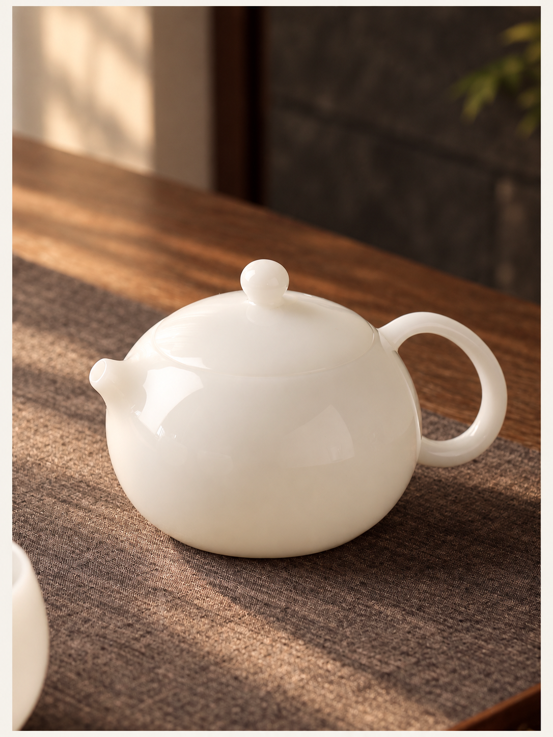 White Porcelain Teapots — Five Forms — image 4