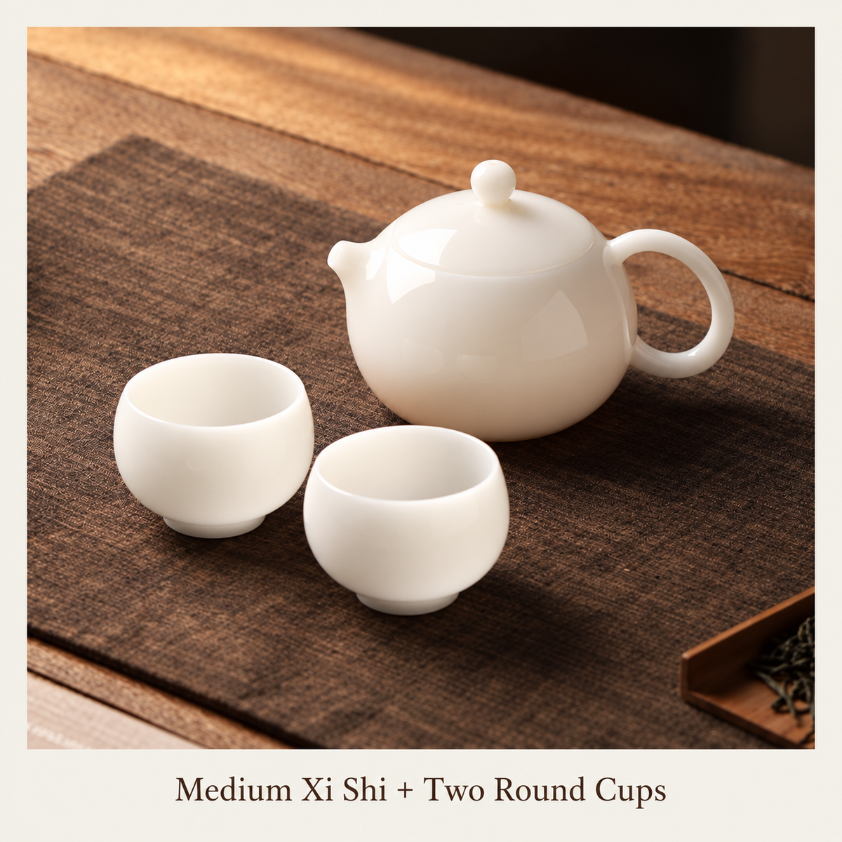 Medium Xi Shi + Two Round Cups