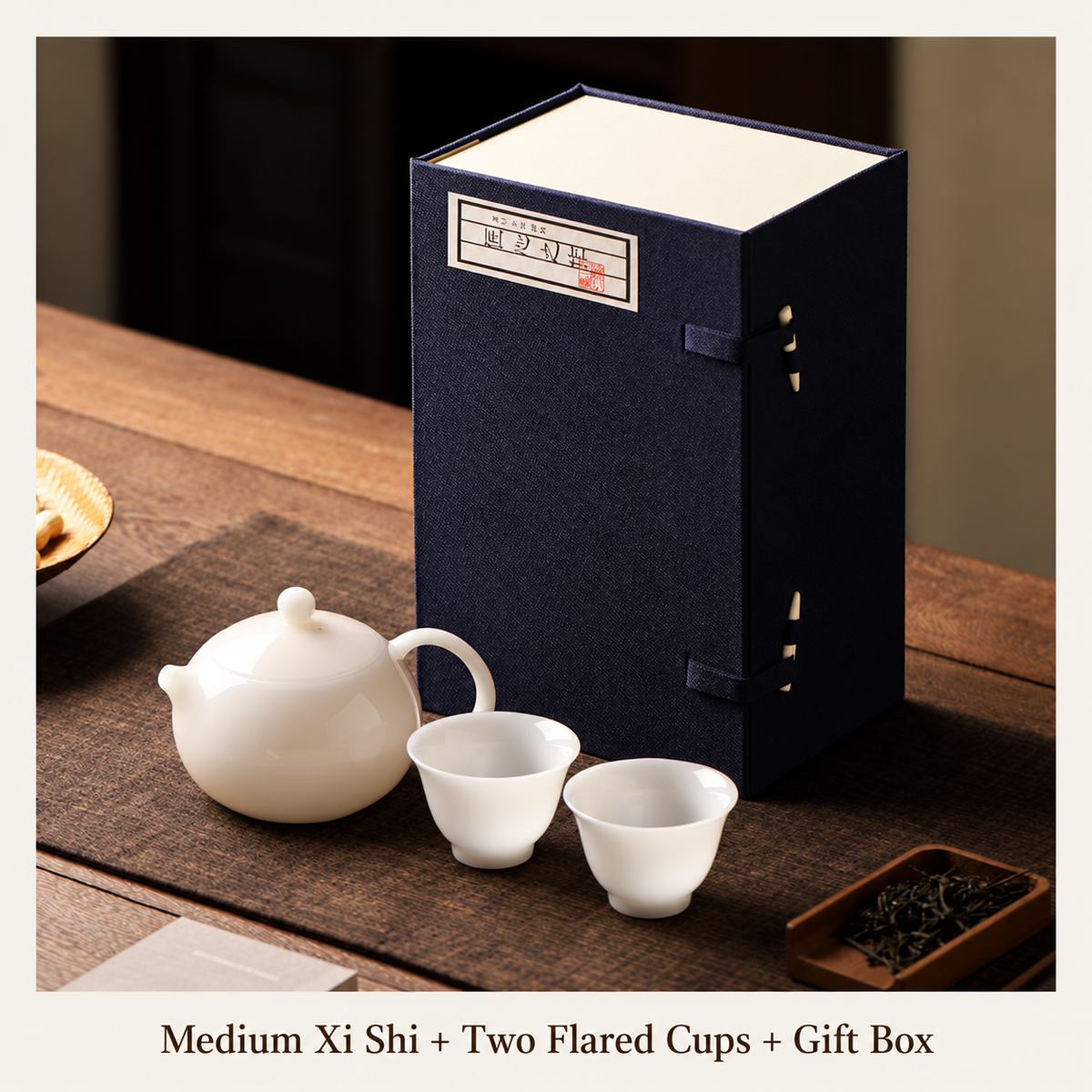 Medium Xi Shi + Two Flared Cups + Gift Box
