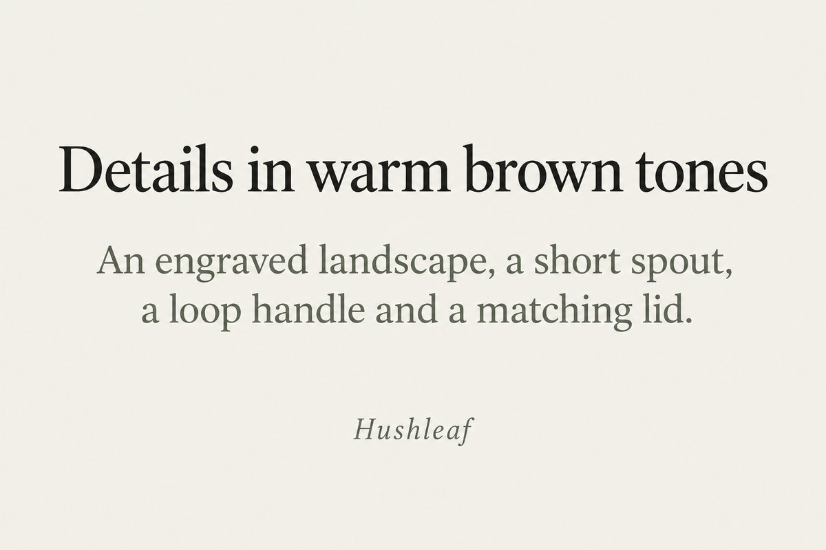Details in warm brown tones