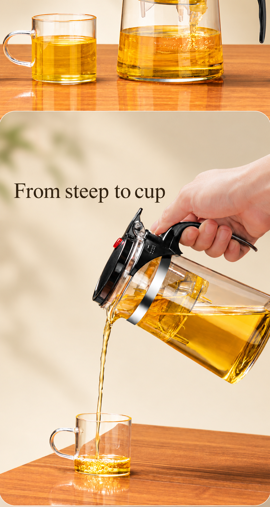 From steep to cup