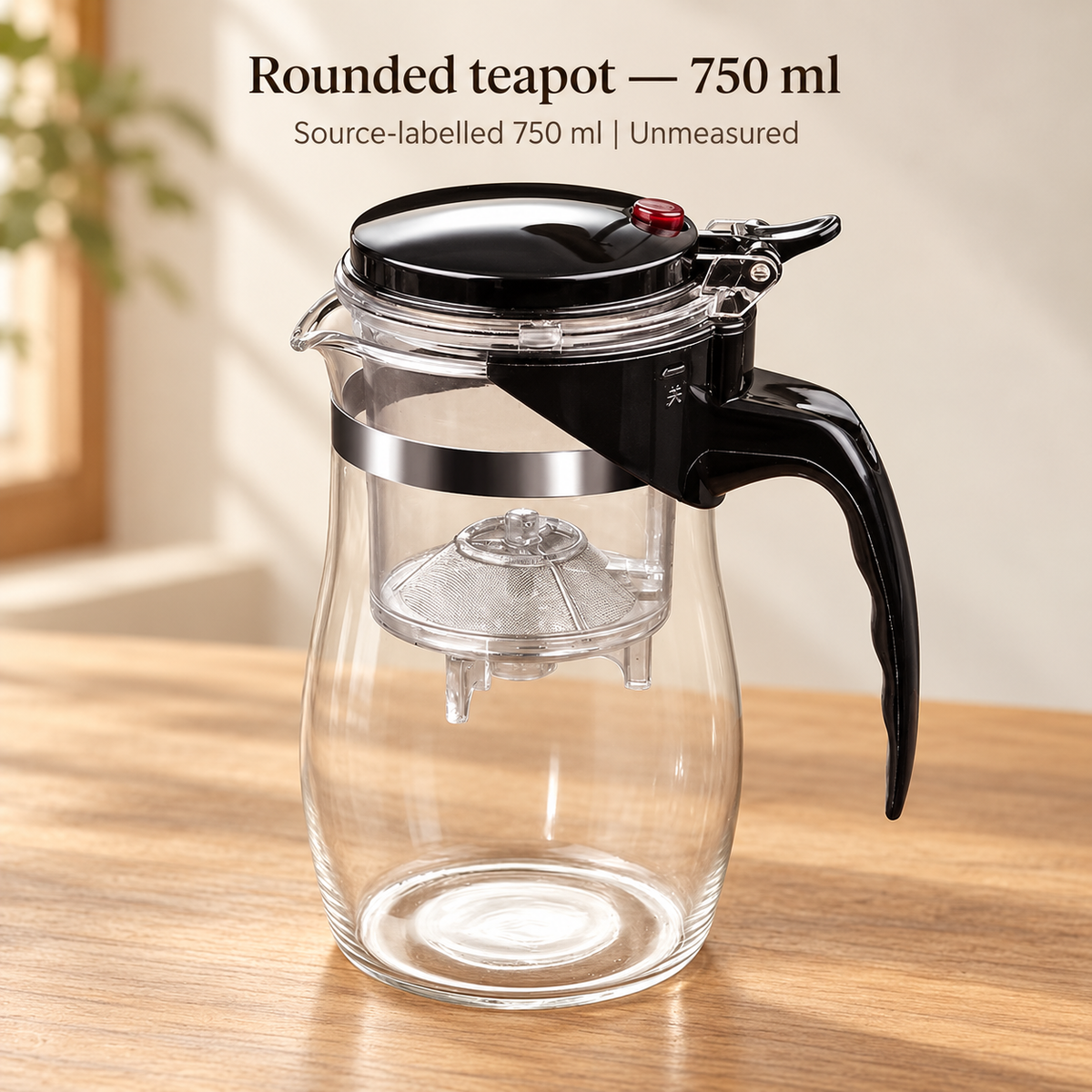 Press-Release Glass Teapots & Handled Cups — image 8