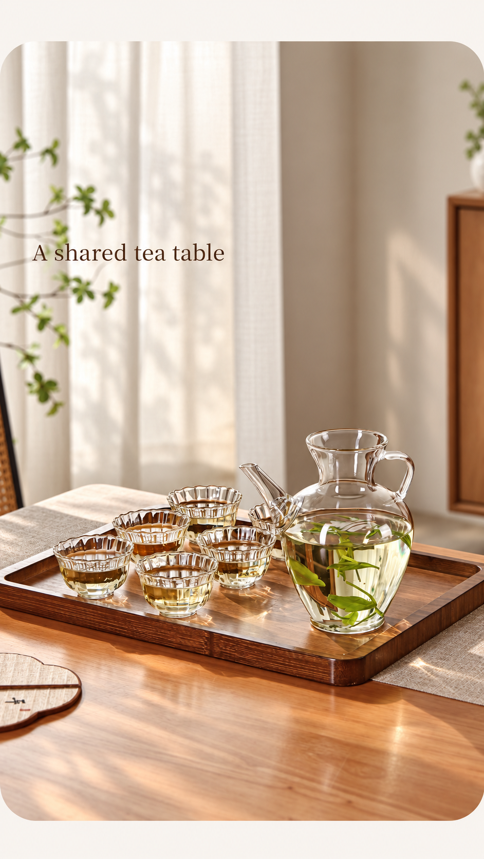 A shared tea table