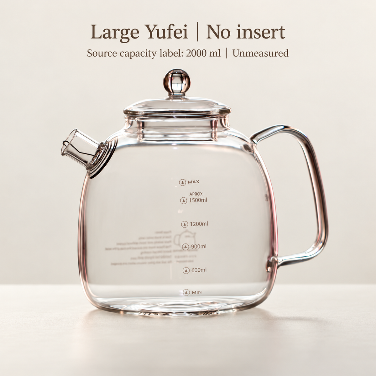 Large Yufei / no insert / source-labelled 2000 ml