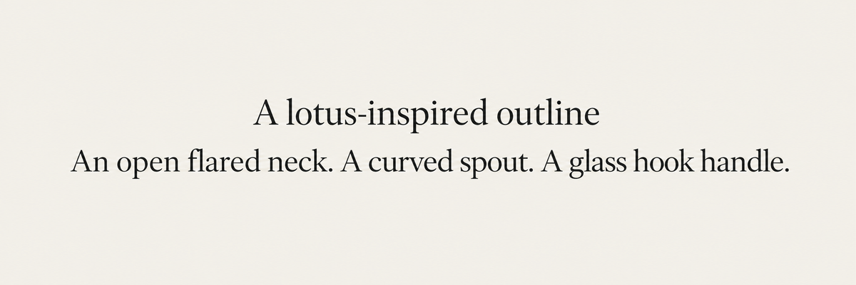 A lotus-inspired outline