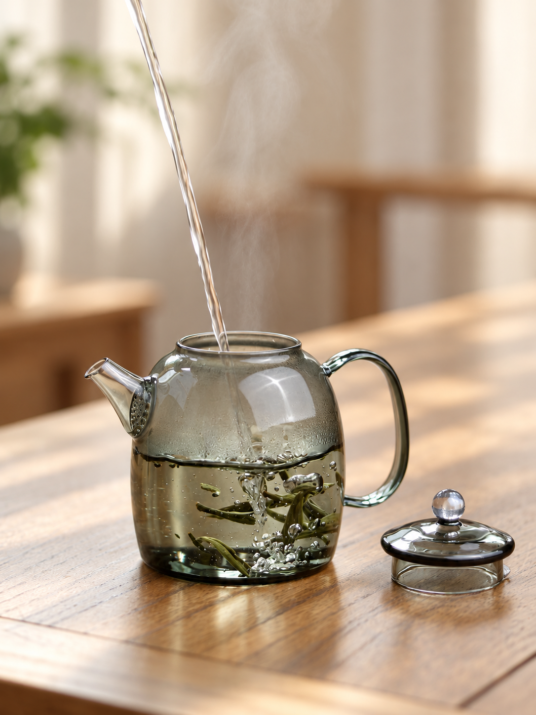 Qinquan Glass Teapot, 260 ml — image 2