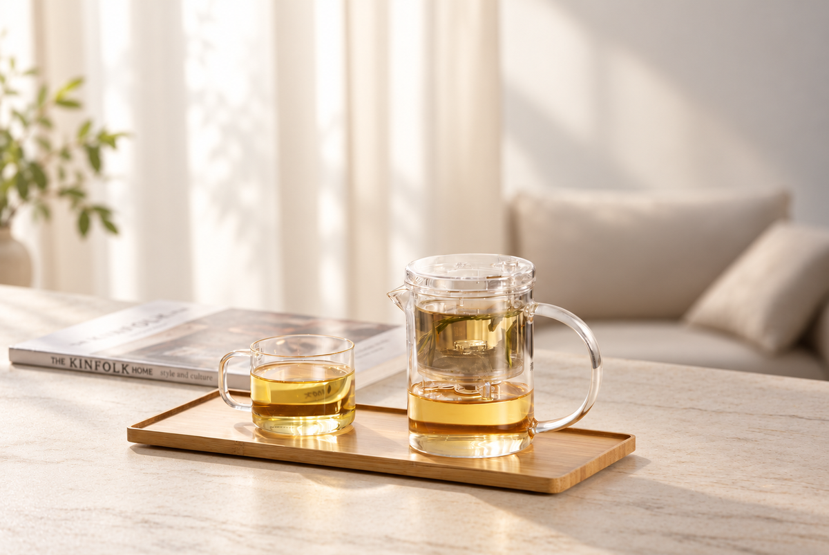A quiet tea table