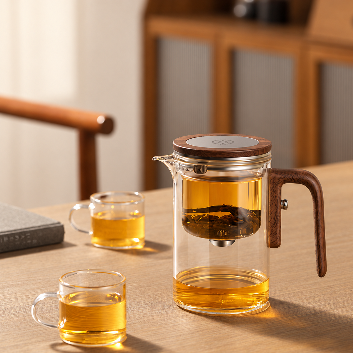 Glass Tea Brewer with Handle Switch — image 6