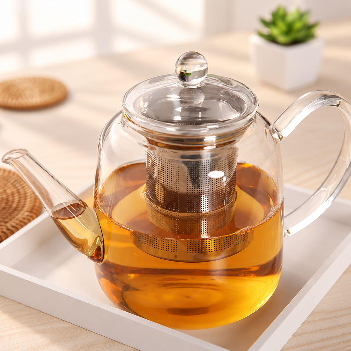 Stillwater Glass Infuser Teapot — image 1