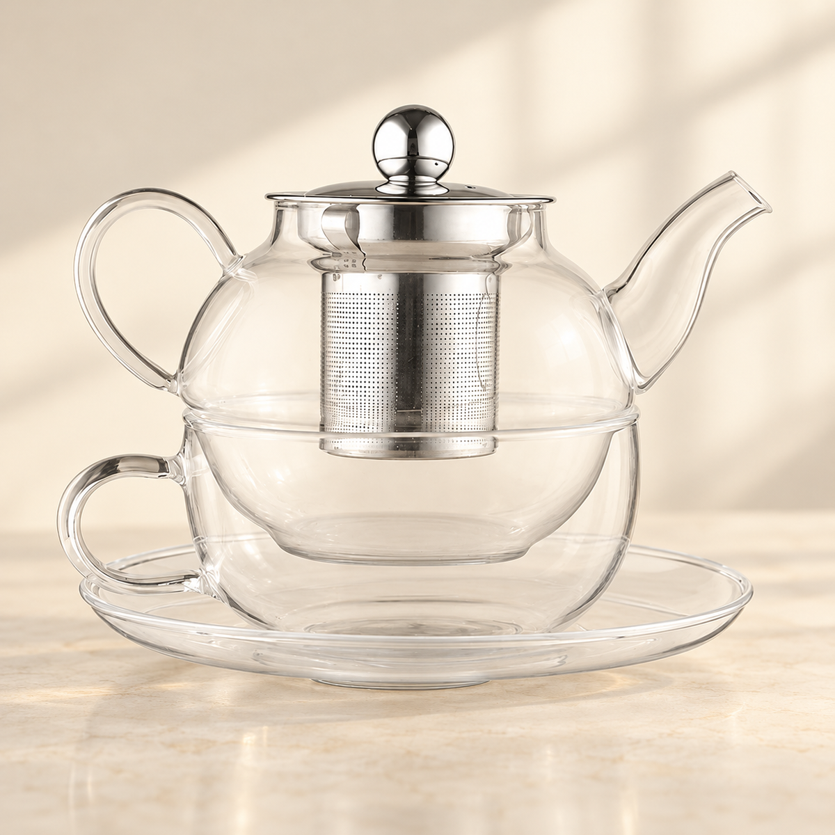Stillness Glass Tea-for-One Set — image 2