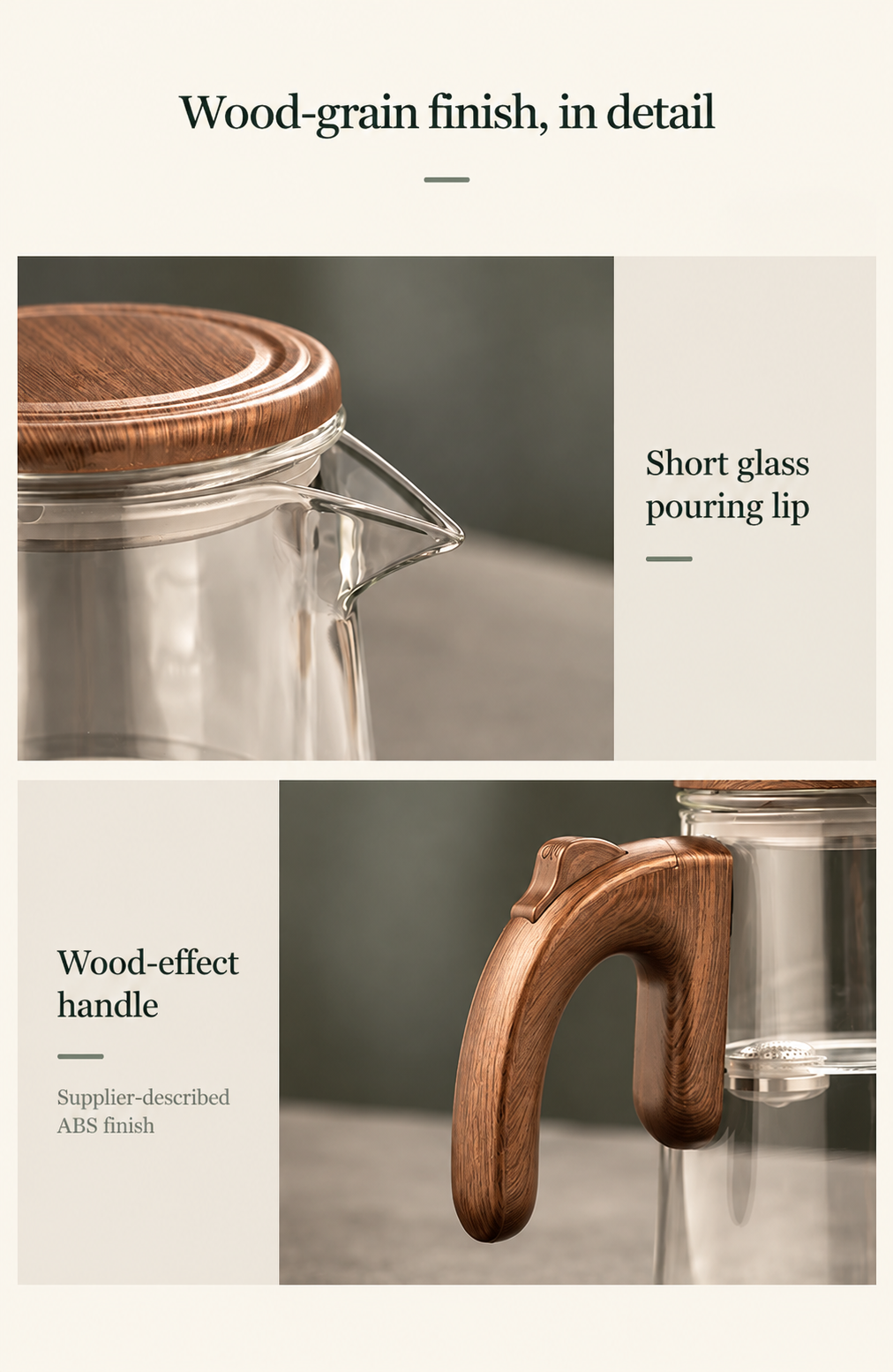 Wood-grain finish, in detail