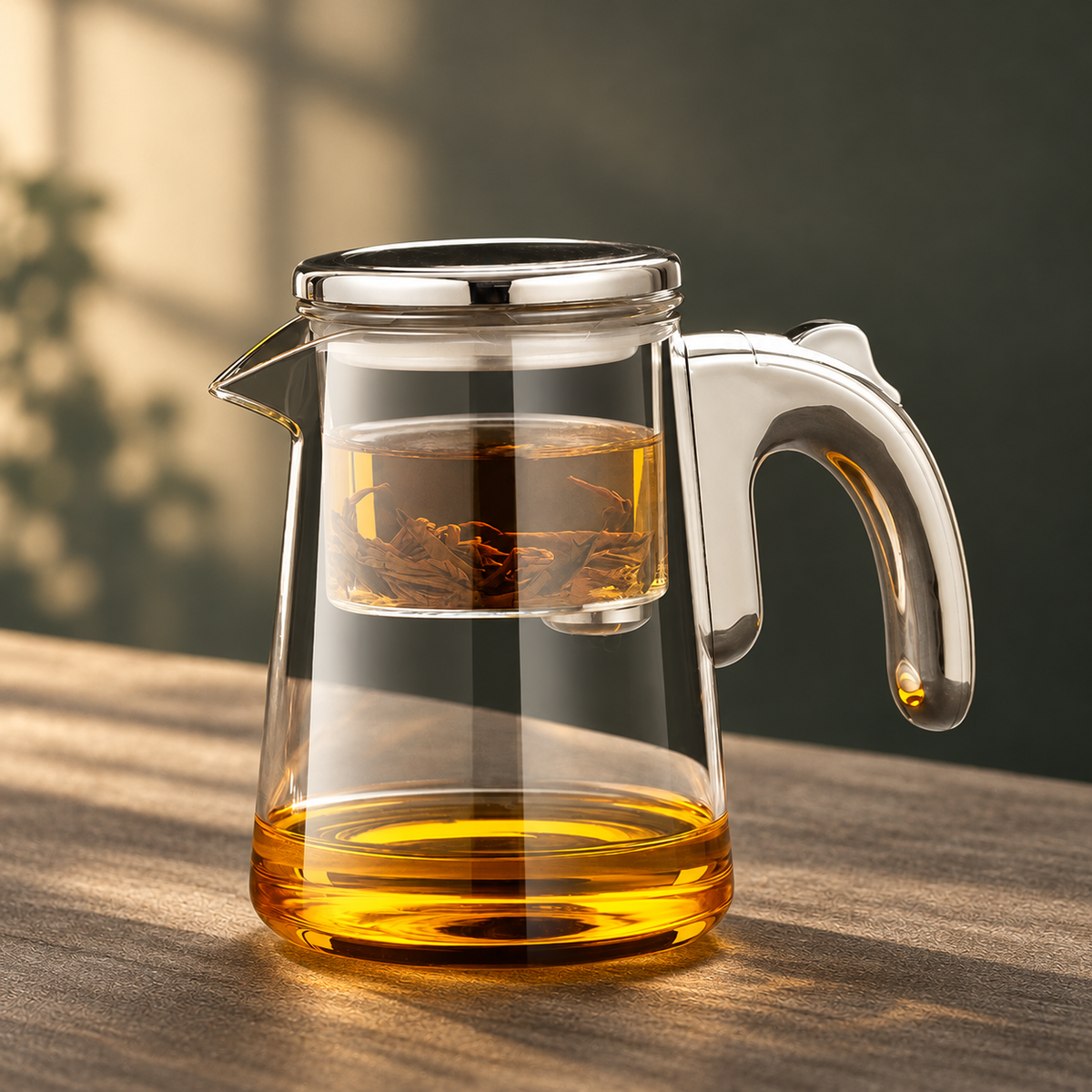 Glass Tea Brewer with Manual Release — image 6