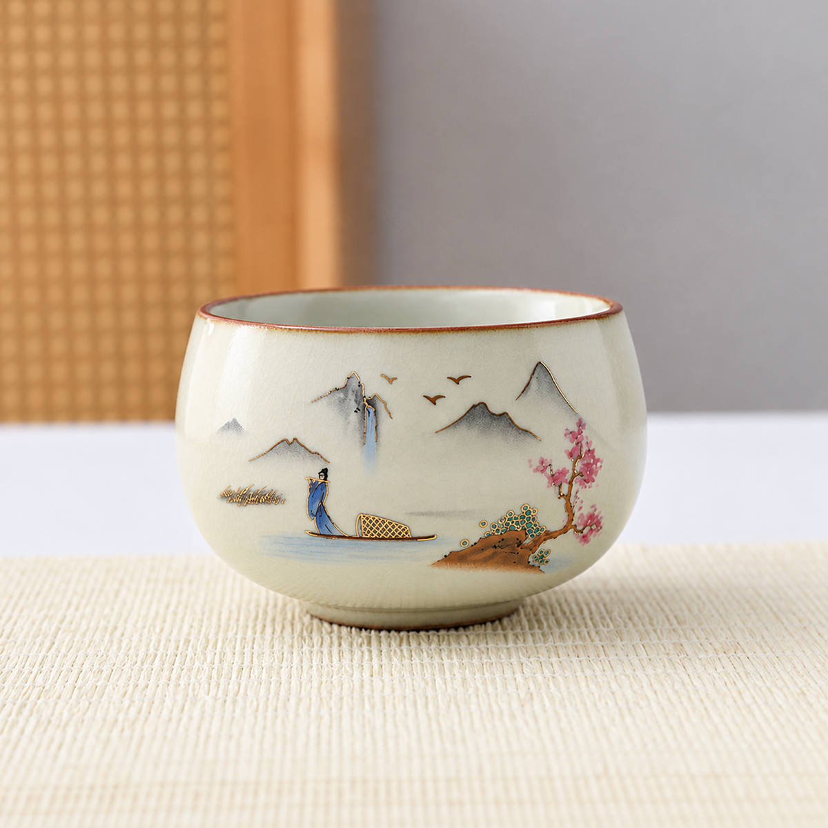 Quiet Motif Ceramic Tea Cup — image 9