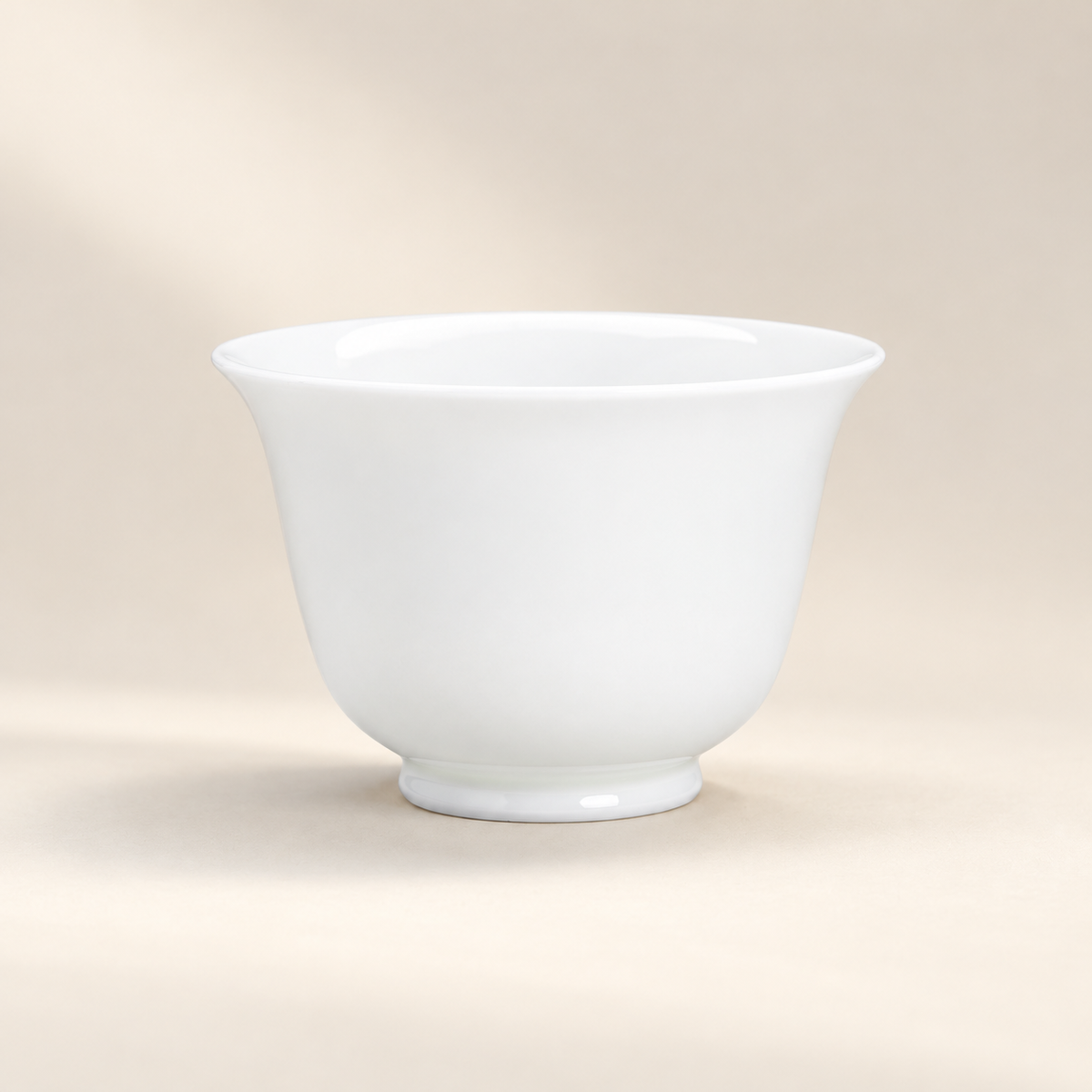 Quiet Form White Ceramic Tea Cup — image 13